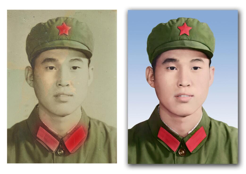 乾县破损照片修复-18